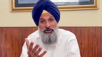 Bikram Singh Majithia is in Nabha jail in a disproportionate assets case. (X/@bsmajithia) Bikram Singh Majithia is in Nabha jail in a disproportionate assets case. (X/@bsmajithia)