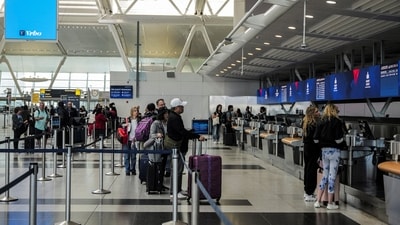 FILE PHOTO: Travellers are seen at the Delta Airlines check-in area at John F. Kennedy International Airport (JFK) in New York City, U.S., May 7, 2025. (REUTERS FILE)