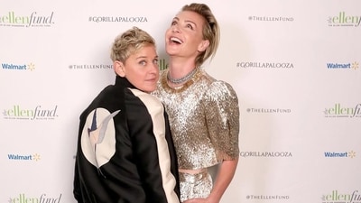 Ellen confirmed she and Portia moved to the UK for good after Trump’s re-election win. (@portiaderossi/Instagram) Ellen confirmed she and Portia moved to the UK for good after Trump’s re-election win. (@portiaderossi/Instagram)