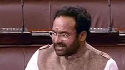 G Kishan Reddy, minister of mines. (File Photo) G Kishan Reddy, minister of mines. (File Photo)
