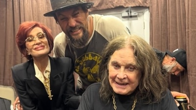 Jason Momoa shared a picture from Ozzy Osbourne's last public outing. (Instagram) Jason Momoa shared a picture from Ozzy Osbourne's last public outing. (Instagram)