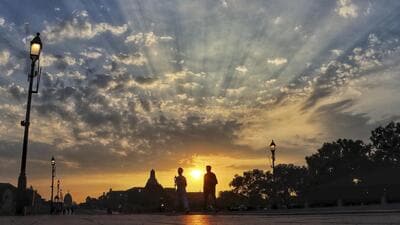 Raisina Hill area during sunset in New Delhi on July 7 (PTI FILE)