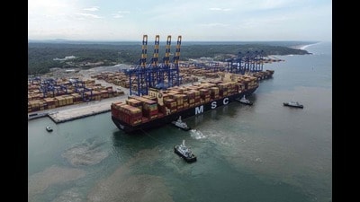 The bouquet of initiatives has started attracting major global shipbuilding companies to joint ventures with Indian shipping companies, which is bound to create massive employment opportunities and investment multiplier effects. (AFP) The bouquet of initiatives has started attracting major global shipbuilding companies to joint ventures with Indian shipping companies, which is bound to create massive employment opportunities and investment multiplier effects. (AFP)