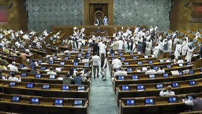 The parliamentary Estimates Committee tabled its report in Lok Sabha on Wednesday. (Sansad TV) The parliamentary Estimates Committee tabled its report in Lok Sabha on Wednesday. (Sansad TV)