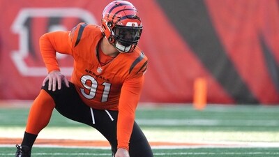 File photo of Cincinnati Bengals defensive end Trey Hendrickson (AP) File photo of Cincinnati Bengals defensive end Trey Hendrickson (AP)
