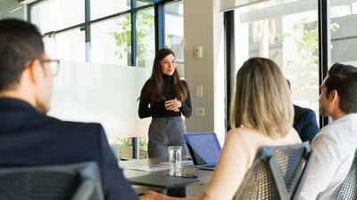 Power presentation, but with your single friend as the client, you are selling to the audience. (Shutterstock) Power presentation, but with your single friend as the client, you are selling to the audience. (Shutterstock)