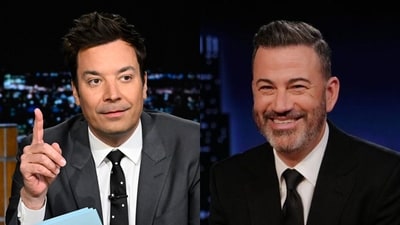 Jimmy Fallon and Jimmy Kimmel Jimmy Fallon and Jimmy Kimmel