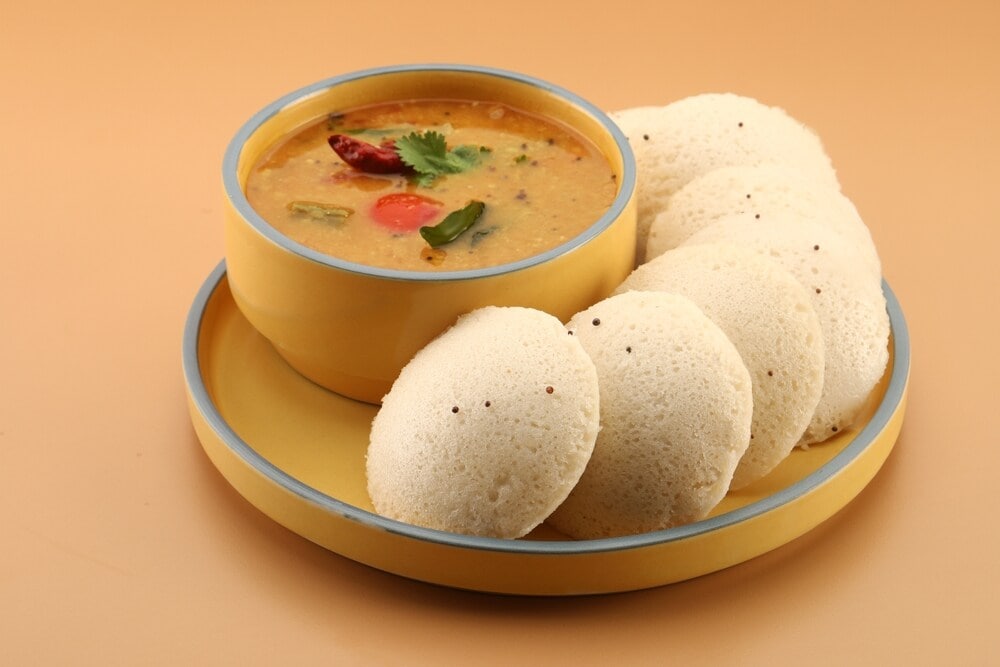 Idli is a popular Indian breakfast which is good for gut health because of the fermentation process. (Picture credit: Shutterstock) Idli is a popular Indian breakfast which is good for gut health because of the fermentation process. (Picture credit: Shutterstock)