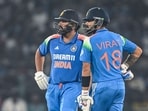 India's Virat Kohli (R) along with his captain Rohit Sharma India's Virat Kohli (R) along with his captain Rohit Sharma