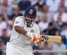 India's Rishabh Pant returned to the field, albeit with a limp, and posted a half century as India reached 358 all out in the first innings in Manchester. (PTI)