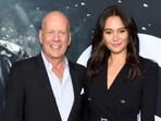 Bruce Willis with his wife Emma Heming Willis.