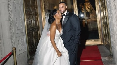 TNT broadcaster Taylor Rooks shocked fans with her marriage announcement on Instagram. (Instagram/Taylor Rooks) TNT broadcaster Taylor Rooks shocked fans with her marriage announcement on Instagram. (Instagram/Taylor Rooks)