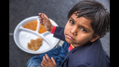 A sum of ₹478 crore was spent to provide mid-meals to school children in Haryana in the financial year 2024-25. (Getty Images) A sum of ₹478 crore was spent to provide mid-meals to school children in Haryana in the financial year 2024-25. (Getty Images)