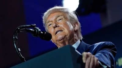 Trump wants to rename Artificial Intelligence because he doesn’t like the word ‘artificial’. (AP/PTI)(AP07_24_2025_000006A) (AP) Trump wants to rename Artificial Intelligence because he doesn’t like the word ‘artificial’. (AP/PTI)(AP07_24_2025_000006A) (AP)