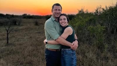 FC Conradie, the late CEO and co-owner of Gondwana Game Reserve, pictured with his wife La-Ida. (Gondwana Private Game Reserve/Facebook) FC Conradie, the late CEO and co-owner of Gondwana Game Reserve, pictured with his wife La-Ida. (Gondwana Private Game Reserve/Facebook)