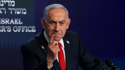 Israeli Prime Minister Benjamin Netanyahu speaks during a press conference. (REUTERS File Photo)
