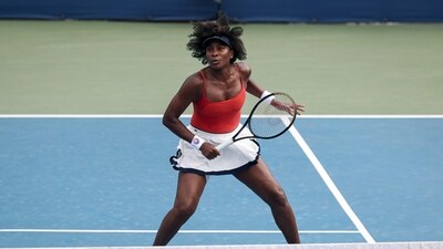 Venus Williams in action. (Getty Images via AFP) Venus Williams in action. (Getty Images via AFP)