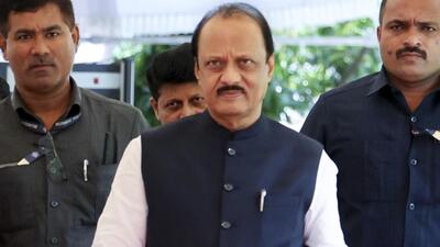 Maharashtra deputy chief minister Ajit Pawar arrives at the Vidhan Bhavan for the monsoon session of the state assembly in Mumbai (PTI FILE)