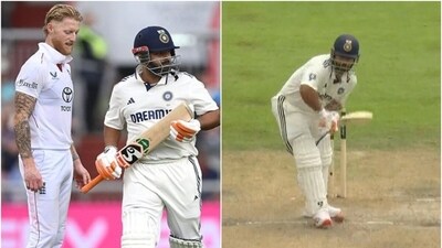 Ben Stokes notices Rishabh Pant's fractured toe before England target the injured spot (ICC/X) Ben Stokes notices Rishabh Pant's fractured toe before England target the injured spot (ICC/X)