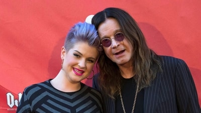 Ozzy Osbourne's daughter Kelly Osbourne shared a video of him enjoying a quiet moment with her and his grandson Sidney. (REUTERS)