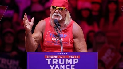 Hulk Hogan had often expressed support for Donald Trump. (REUTERS)