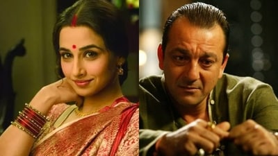 Vidya Balan and Sanjay Dutt in stills from Parineeta (2005) (Photos: X)