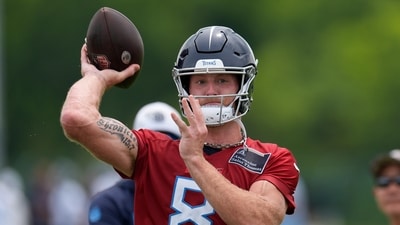 The Titans announced Will Levis will sit out the 2025 season for shoulder surgery. (AP Photo/George Walker IV) (AP) The Titans announced Will Levis will sit out the 2025 season for shoulder surgery. (AP Photo/George Walker IV) (AP)