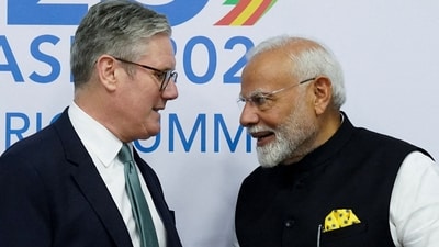 This week we are excited to be agreeing the UK-India Vision 2035, a new agreement that sets ambitious goals for both the UK and India, said Keir Starmer. (via REUTERS)