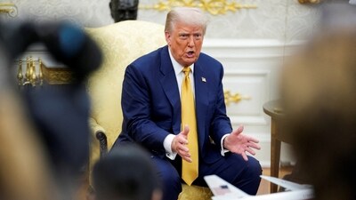 US President Donald Trump at the Oval Office on July 22, 2025. (REUTERS/Kent Nishimura) (REUTERS)