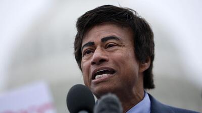 WASHINGTON, DC: US Rep. Shri Thanedar speaks during a news conference in front of the US Capitol on May 14, 2025 (Getty Images via AFP) WASHINGTON, DC: US Rep. Shri Thanedar speaks during a news conference in front of the US Capitol on May 14, 2025 (Getty Images via AFP)