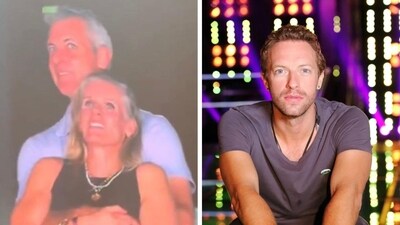 Coldplay's viral kiss cam incident could lead to legal action from former CEO Andy Byron over privacy concerns. (@Sober_lifestyl, @BuzzingPop/ X)