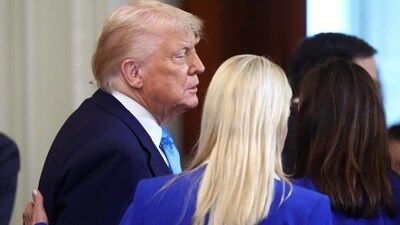 President Trump with Attorney General Pam Bondi at a White House event. President Trump with Attorney General Pam Bondi at a White House event.