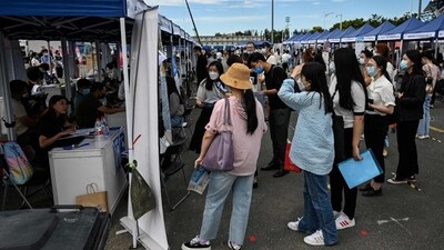 China’s private sector can’t accommodate millions of young people entering the labor market each year.