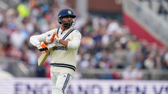 Ravindra Jadeja's streak of half-centuries finally came to an end, not able to trouble the scorers much as he was undone by a beaut from Jofra Archer early in the day.(PTI)