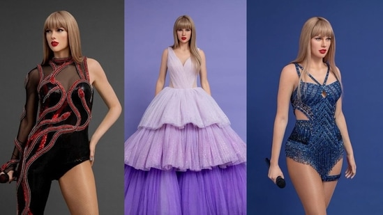 The wax figures of Taylor Swift (Photos: Instagram / swifttitude)