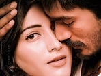 Shruti Haasan and Dhanush played a young, married couple in 3. 