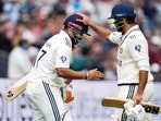 Rishabh Pant went on to score a fifty with fractured foot on Day 2 of Manchester Test. Rishabh Pant went on to score a fifty with fractured foot on Day 2 of Manchester Test.