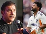 Ravi Shastri, left, and Rishabh Pant Ravi Shastri, left, and Rishabh Pant