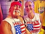 Hulk Hogan with wife Sky Daily Hulk Hogan with wife Sky Daily