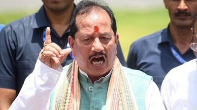 Bihar Deputy Chief Minister Vijay Sinha (HT Photo)