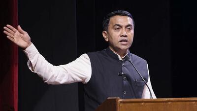 Goa chief minister Pramod Sawant. (PTI) Goa chief minister Pramod Sawant. (PTI)