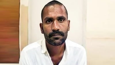 Govindachamy, a convict serving a life sentence in the 2011 Soumya murder case. (ANI) Govindachamy, a convict serving a life sentence in the 2011 Soumya murder case. (ANI)