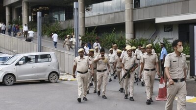 A call about a bomb threat sparked panic at Gurugram's The Leela Ambience Hotel on Tuesday and a search is on to trace it, police said. (HT Photo/Representative)