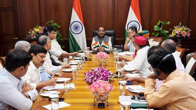 Lok Sabha Speaker Om Birla chairs a meeting of the leaders of all parties to discuss the functioning of the House, in New Delhi on Friday. (ANI) Lok Sabha Speaker Om Birla chairs a meeting of the leaders of all parties to discuss the functioning of the House, in New Delhi on Friday. (ANI)