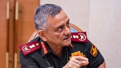 CDS Anil Chauhan stressed that “information, technology and scholar warriors” will play an important role in the future. (PTI) CDS Anil Chauhan stressed that “information, technology and scholar warriors” will play an important role in the future. (PTI)