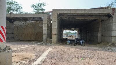 The Mukarba chowk underpass. (RAJ K RAJ /HT PHOTO) The Mukarba chowk underpass. (RAJ K RAJ /HT PHOTO)