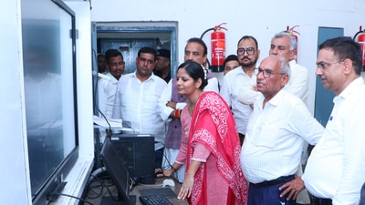 The Vidhan Sabha committee inspected Kalpana Chawla Government Medical College and Hospital (KCGMCH), district civil hospital and Industrial Training Institute (ITI) on Friday (HT Photo) The Vidhan Sabha committee inspected Kalpana Chawla Government Medical College and Hospital (KCGMCH), district civil hospital and Industrial Training Institute (ITI) on Friday (HT Photo)