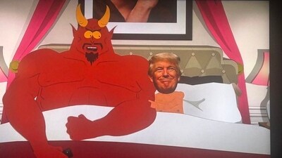 Trey Parker further mentioned in the panel that their producers sent them a note regarding the controversial episode on Trump. Trey Parker further mentioned in the panel that their producers sent them a note regarding the controversial episode on Trump.