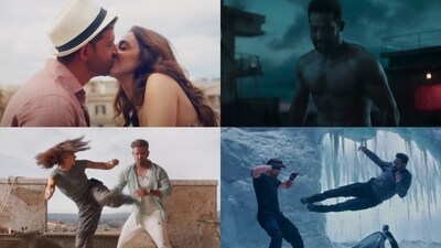 Hrithik Roshan, Kiara Advani and Jr NTR in War 2 Hrithik Roshan, Kiara Advani and Jr NTR in War 2