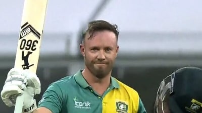 It was almost as if AB de Villiers never left (WCL screen grab)